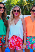 Summer Dreaming Tropical Shorts - Jess Lea Boutique