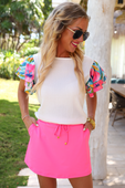 Wander The Town Flutter Sleeve Top - Jess Lea Boutique