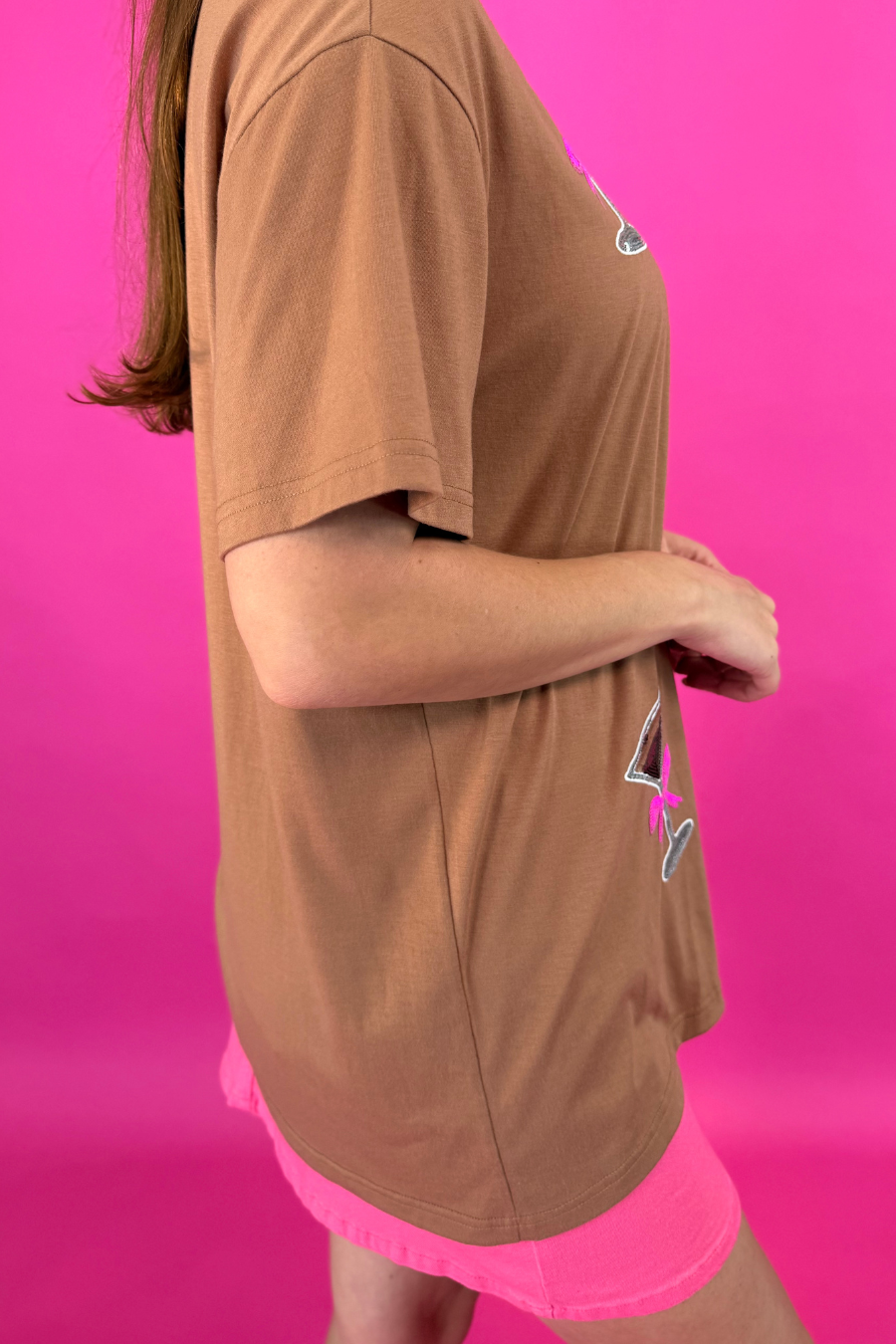 Espresso Martini Oversized Tee - Jess Lea Boutique