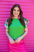 PREORDER-Olivia Textured Top - Jess Lea Boutique