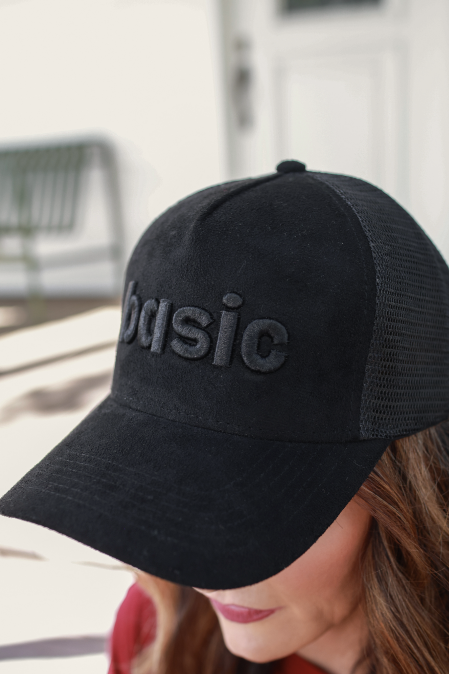 Basic Suede Trucker Hat - Jess Lea Boutique