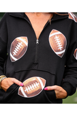 PREORDER-Kick Off Quarter Zip Pullover - Jess Lea Boutique