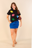 Pass The Ball Patch Top - Jess Lea Boutique