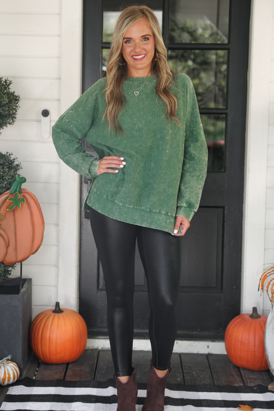 PREORDER- On Repeat Faux Leather Leggings - Jess Lea Boutique