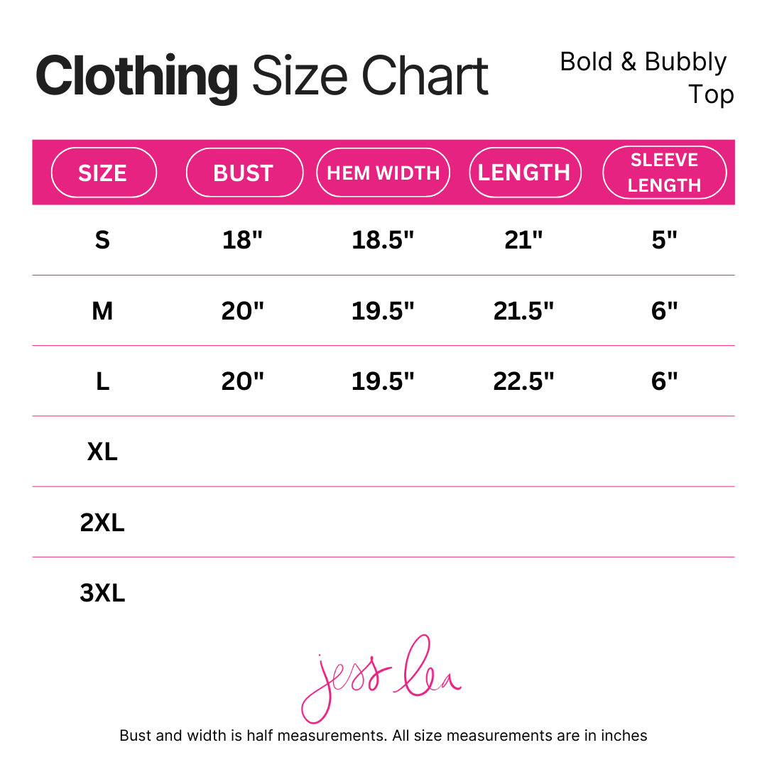 Bold And Bubbly Top, Light Blue - Jess Lea Boutique