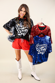 PREORDER--Sequin Game Day Top - Jess Lea Boutique