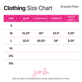 Graceful Flare Chambray Top - Jess Lea Boutique