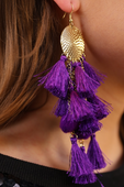Claire Tiered Tassel Earrings - Jess Lea Boutique