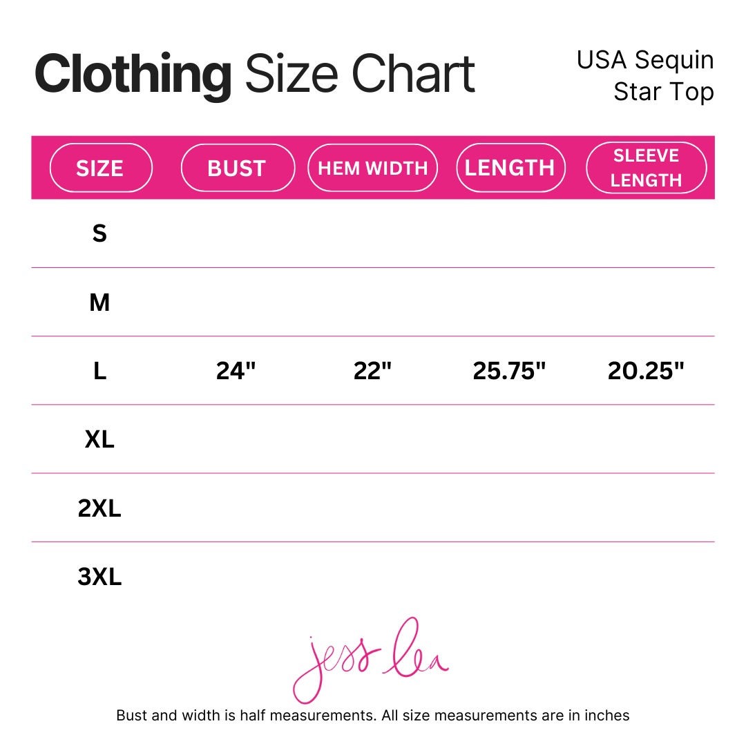 USA Sequin Star Top - Jess Lea Boutique