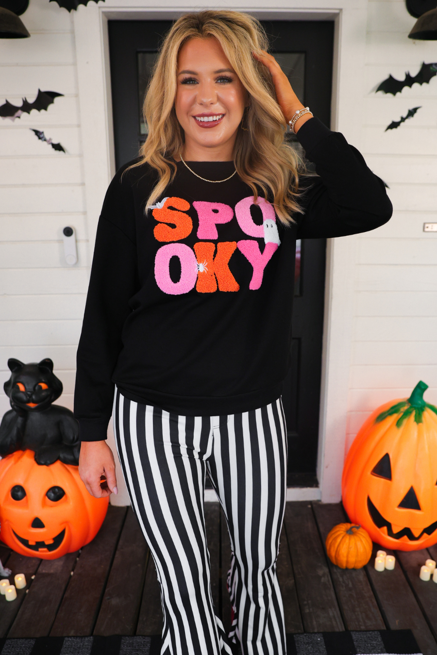 Spooky Vibes Pullover - Jess Lea Boutique