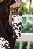 Cowhide Couture Travel Tumbler - Jess Lea Boutique