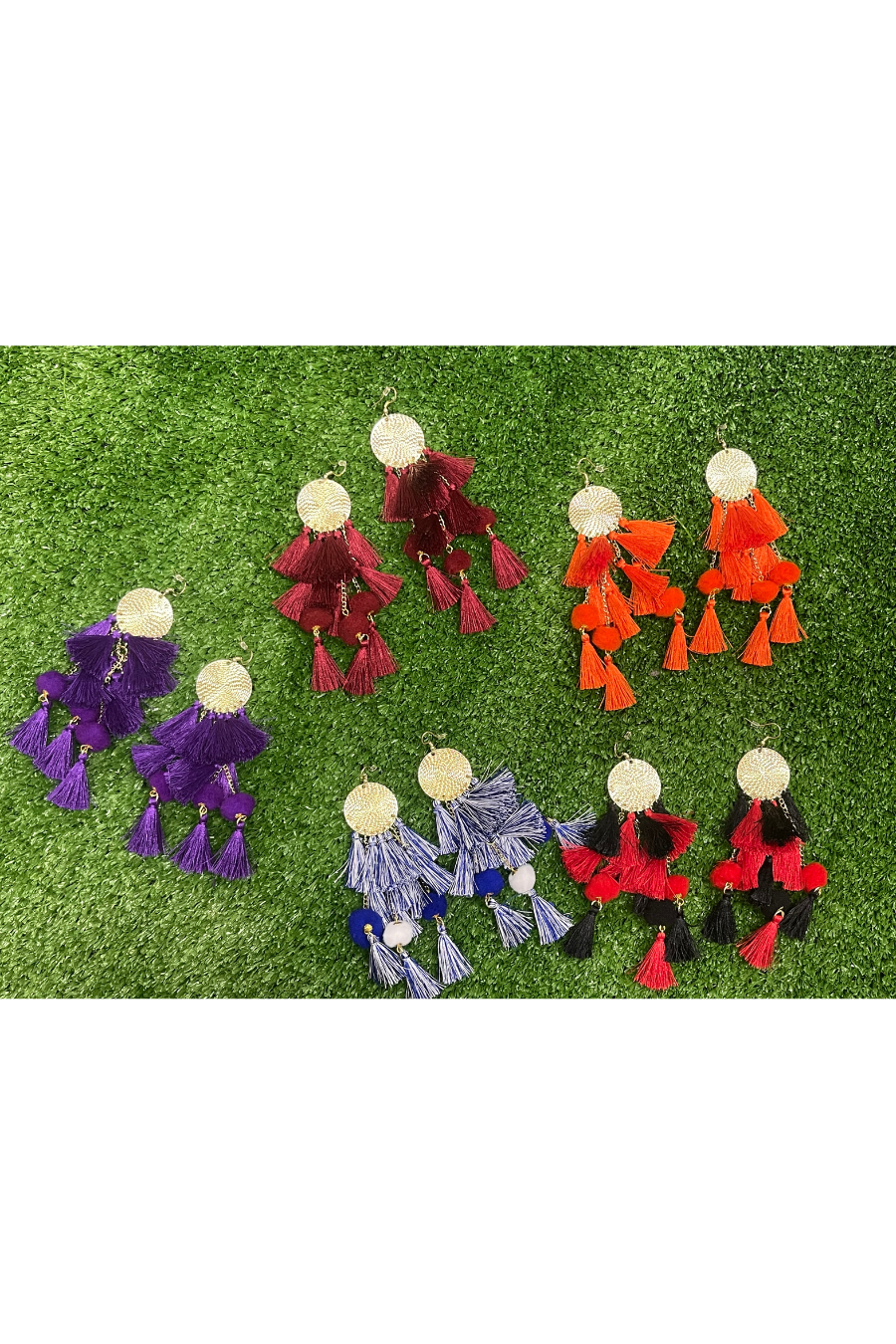 Claire Tiered Tassel Earrings - Jess Lea Boutique