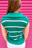 PREORDER-Serving Looks Quarter Zip Sweater Vest - Jess Lea Boutique