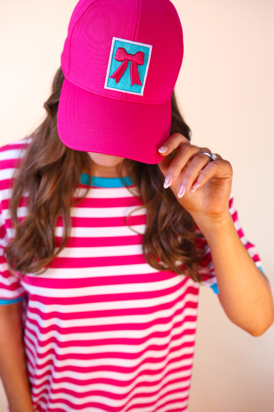 Gianna Bow Hat, Pink - Jess Lea Boutique
