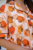 PREORDER- Harvest Hues Ruffle Pajama Set - Jess Lea Boutique