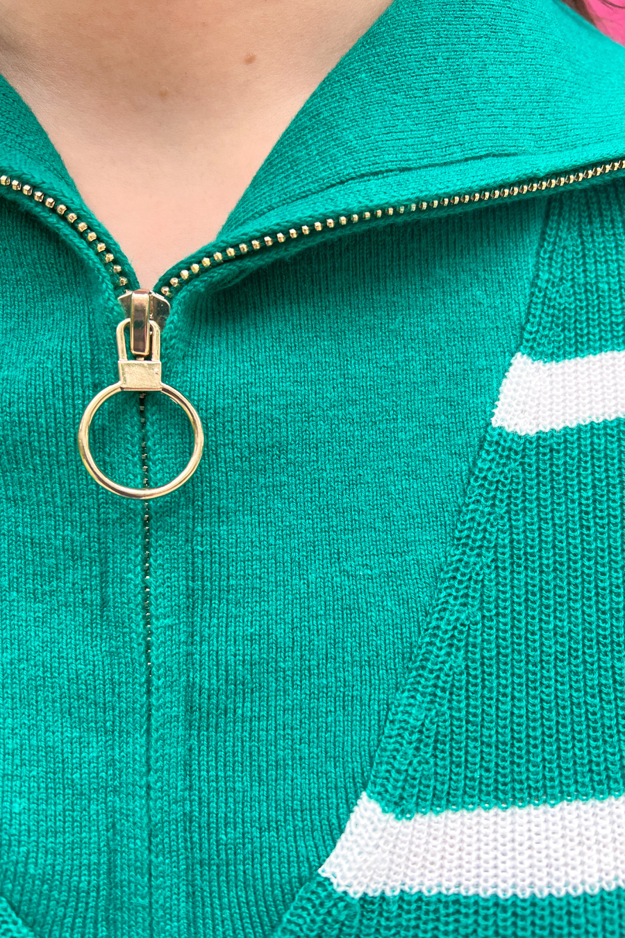 PREORDER-Serving Looks Quarter Zip Sweater Vest - Jess Lea Boutique
