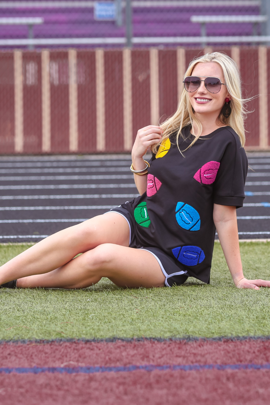 PREORDER-Pass The Ball Patch Top - Jess Lea Boutique