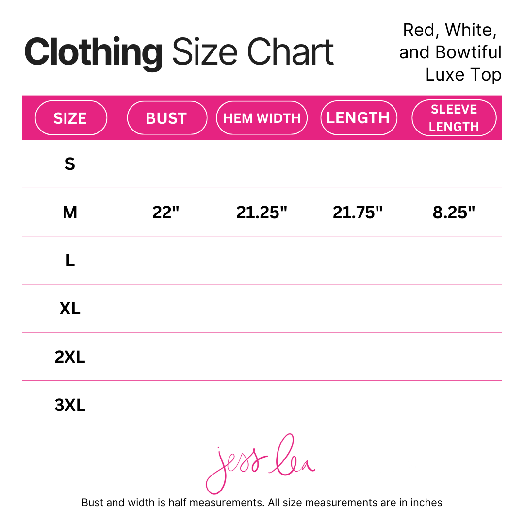 Red, White, And Bowtiful Luxe Top - Jess Lea Boutique