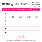 Red, White, And Bowtiful Luxe Top - Jess Lea Boutique