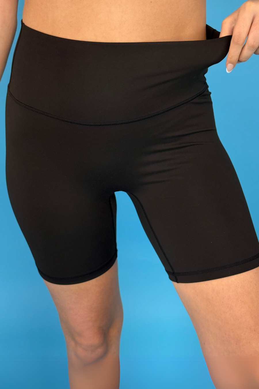 Solid Black Biker Shorts - Jess Lea Boutique