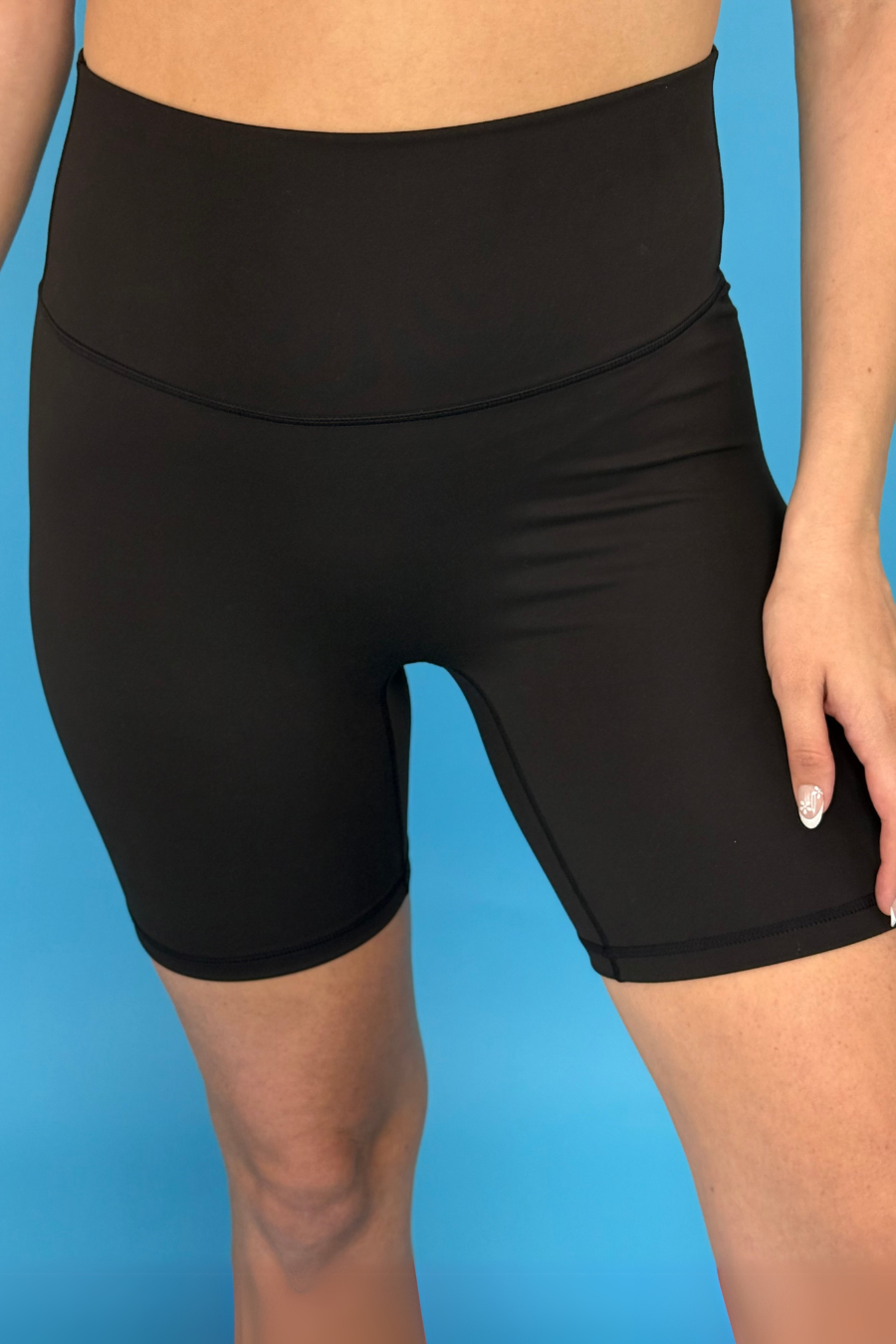 Solid Black Biker Shorts - Jess Lea Boutique