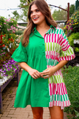 New To Town Dress, Green - Jess Lea Boutique