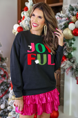 Joyful Vibes Pullover - Jess Lea Boutique