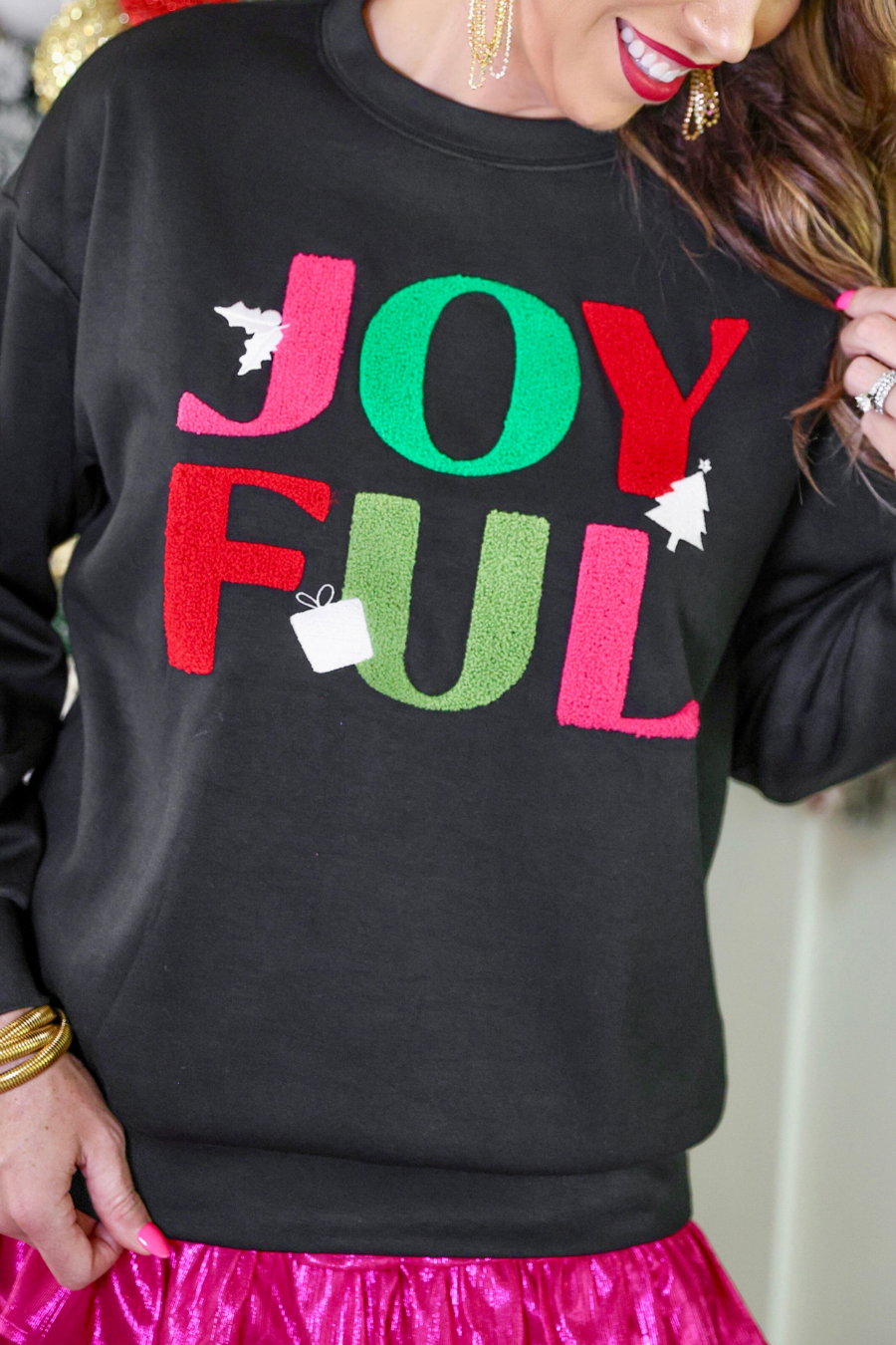 Joyful Vibes Pullover - Jess Lea Boutique