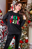 Joyful Vibes Pullover - Jess Lea Boutique