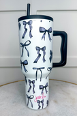 Midnight Bow Tumbler - Jess Lea Boutique