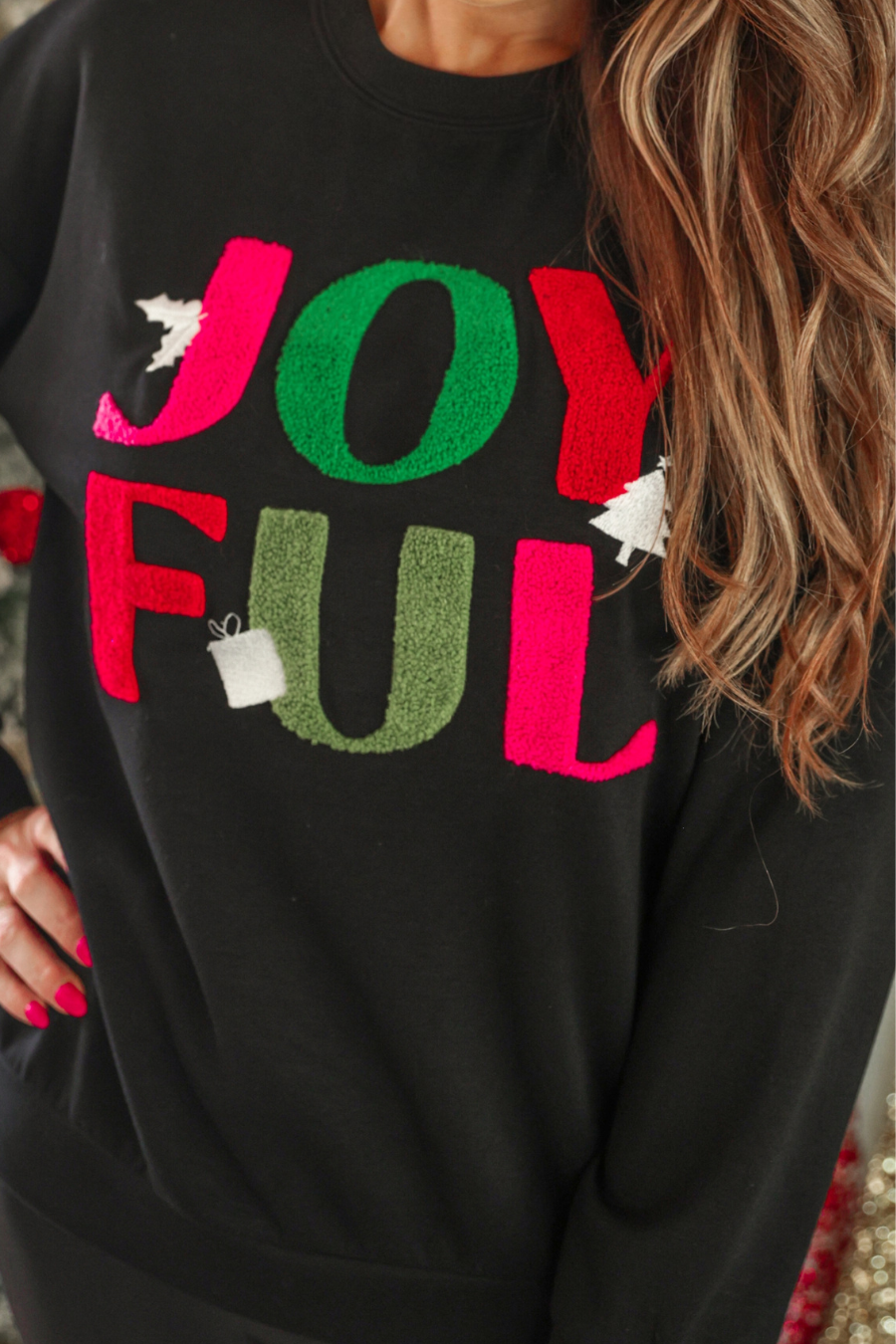 Joyful Vibes Pullover - Jess Lea Boutique
