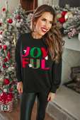 Joyful Vibes Pullover - Jess Lea Boutique