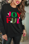 Joyful Vibes Pullover - Jess Lea Boutique