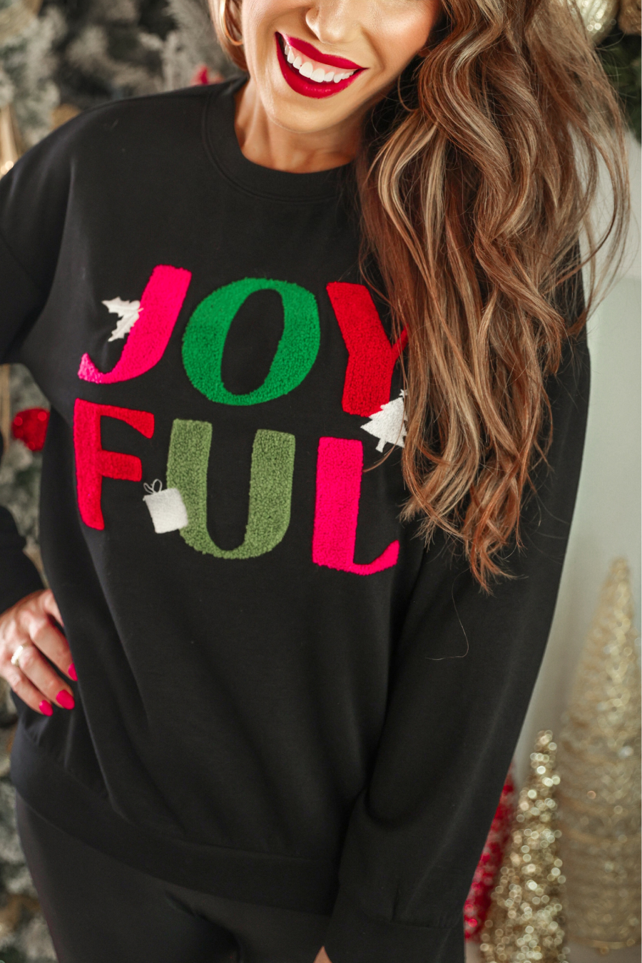 Joyful Vibes Pullover - Jess Lea Boutique