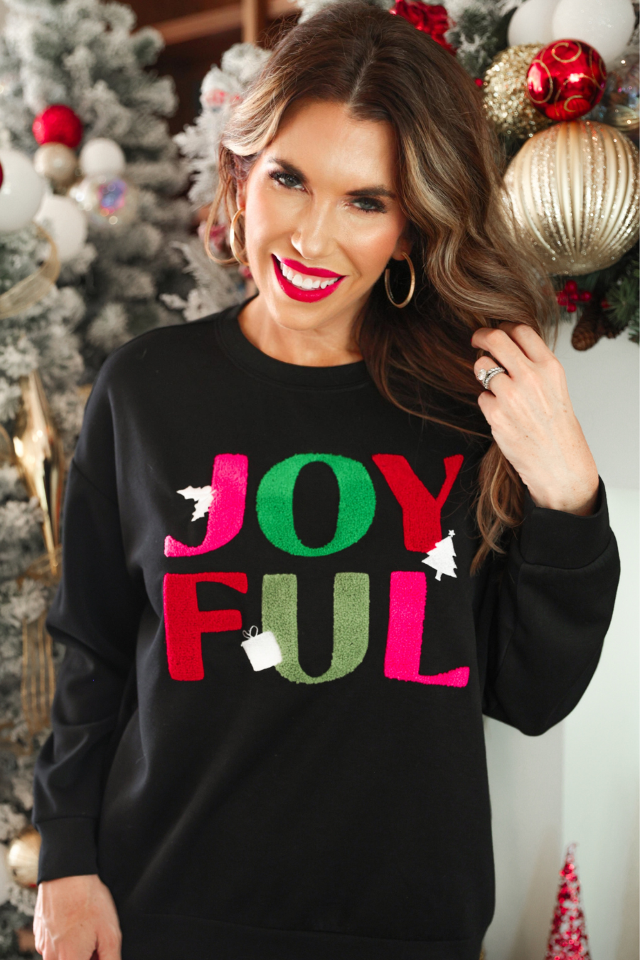 Joyful Vibes Pullover - Jess Lea Boutique