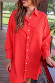 Tristan Button Up Dress - Jess Lea Boutique