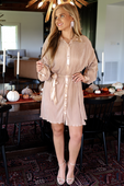 Hot Shot Pleated Tie Dress - Jess Lea Boutique