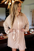 Hot Shot Pleated Tie Dress - Jess Lea Boutique