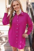 Tristan Button Up Dress - Jess Lea Boutique