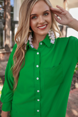 Tristan Button Up Dress - Jess Lea Boutique