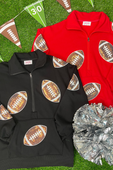 Kick Off Quarter Zip Pullover - Jess Lea Boutique