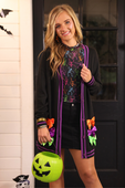 PREORDER Sugar And Spooks Bow Cardigan - Jess Lea Boutique