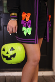 PREORDER Sugar And Spooks Bow Cardigan - Jess Lea Boutique