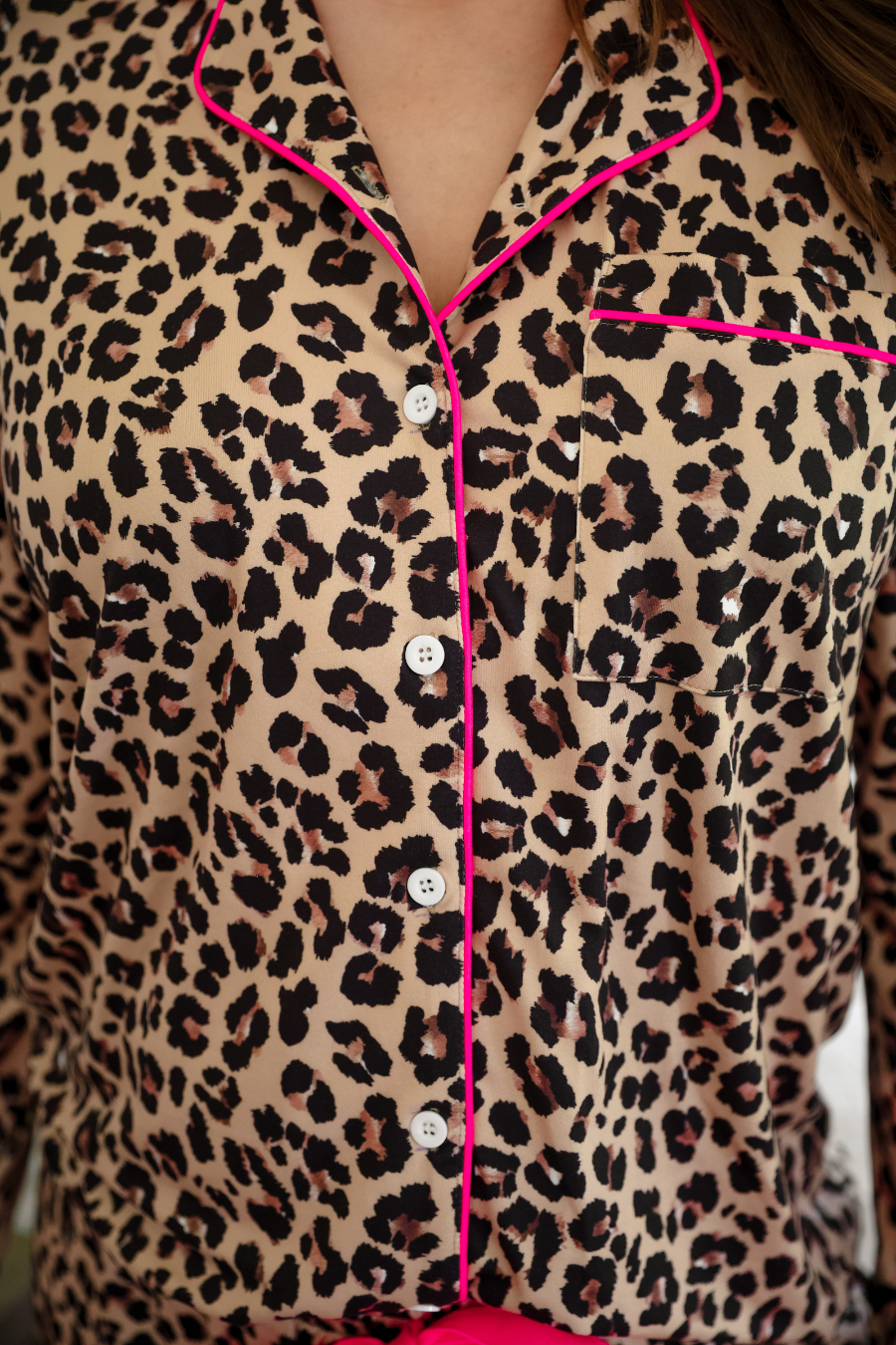 Prima Donna Leopard Ruffle Pajama Set - Jess Lea Boutique