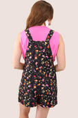 Everyday Overall Shorts- Happy Blooms - Jess Lea Boutique