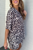 Daily Basis Biker Set, Brown Leopard - Jess Lea Boutique