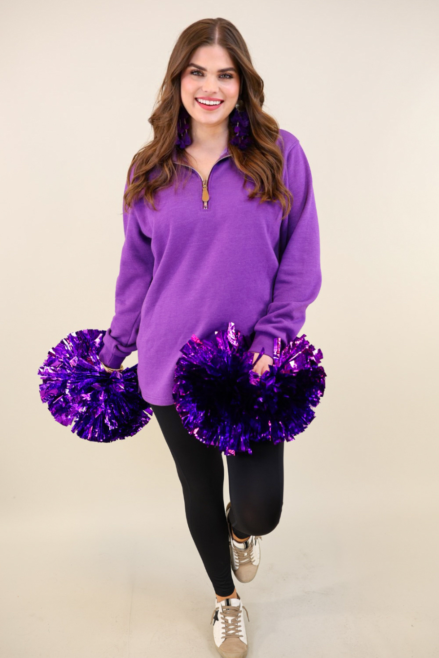 Miley Quarter Zip Pullover - Jess Lea Boutique