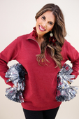 Miley Quarter Zip Pullover - Jess Lea Boutique