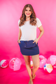 Solid Navy Skort - Jess Lea Boutique
