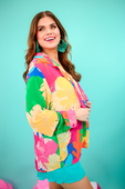 Eyes On Paradise Button Up Top - Jess Lea Boutique